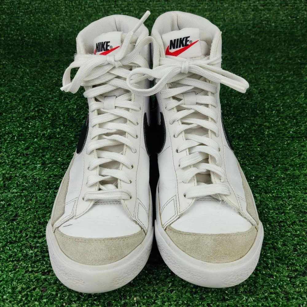 Nike Shoes Kids 5Y White Blazer Mid 77 DA4086-100 High Top Suede Trim Classic